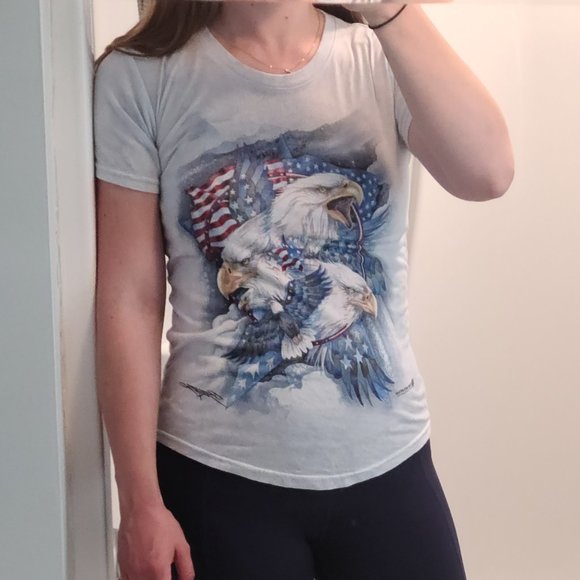 Mountain Eagle Fourth of July Shirt - Picture 3 of 3